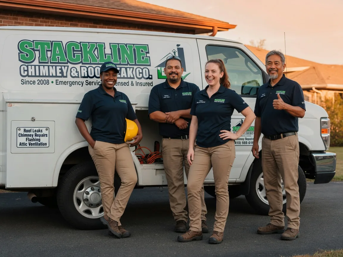 Chimney flashing repair company in San Jose, IL
